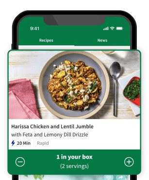Recipes and ingredients delivered to your shop door